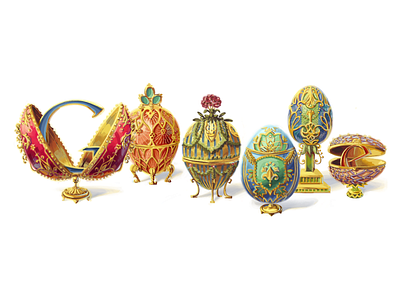 Doodle for Gustav Faberge doodle easter egg faberge google google doodle tbt