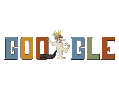 Doodle for Maurice Sendak doodle google google doodle logo maurice sendak sendak where the wild things are