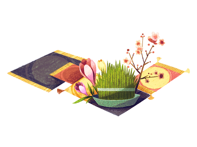 Doodle for Persian New Year doodle flowers google google doodle grass logo new year persian new year