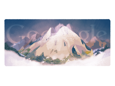 Doodle for the First Ascent of Mont Blanc