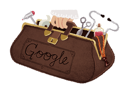 Doodle forDraginja Ljočić Milošević doctor doodle google google doodle logo medical medicine