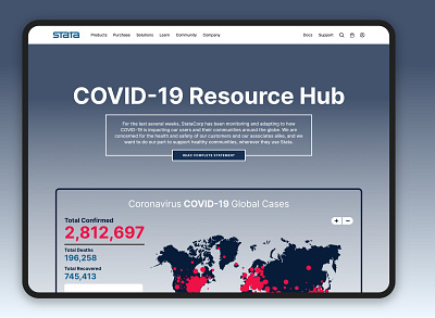 COVID-19 Dashboard covid 19 dashboad dashboard ui design product ui ui ux web web design