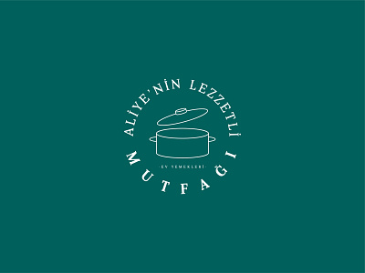 Aliye'nin Lezzetli Mutfağı branding chef logo cook logo kitchen logo design logos typography