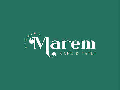 Marem Cafe & Tatlı cafe logo design logo logos typography