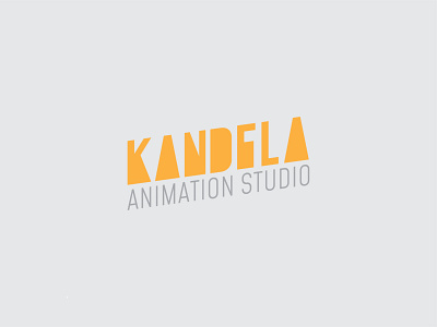 Kandela Animation Studio branding design logo logo design logos typography