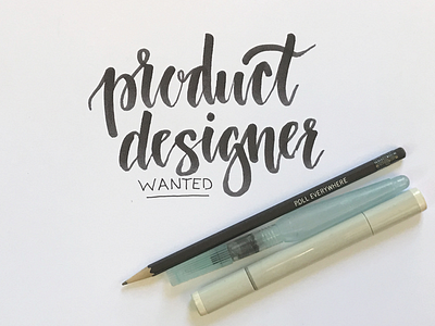 Product designer wanted design designer hiring jobs lettering product ui