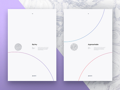 Quirky & Approachable — Posters asana brand circle layout minimal posters