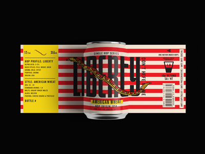 Single Hop Series - Liberty Hops 4th america and beer beverage branding food hops july of packaging