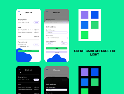 Credit Card Checkout UI Daily UI Challenge #dailyui #002 002 checkout colors credit card credit card checkout daily ui figma form payment ui