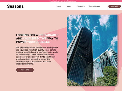 Seasons Landing Page