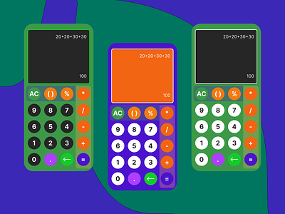 Calculator UI
finished my forth #design #challenge for #dailyui