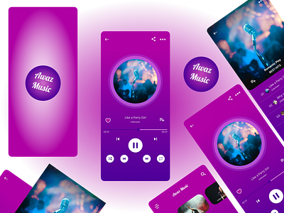 Music Player Design 009 app daily ui design figma music player ui