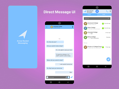 Direct Messaging UI 013 app daily ui design figma ui