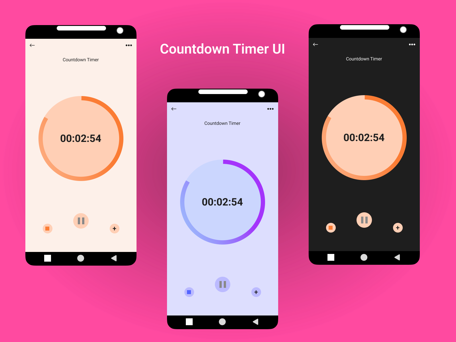 Countdown Timer UI by Muhammad Danish on Dribbble