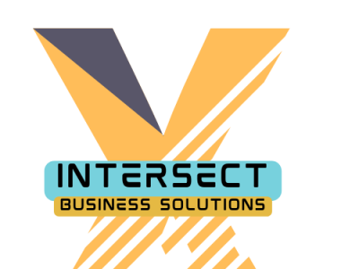 Intersect Business Solutions Logo branding business logo custom designs graphic design logo marketing web design web development