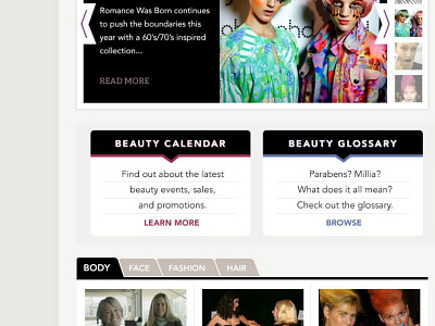 ThePlasticDiaries.com Homepage beauty blog bootstrap ui website