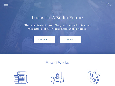 Loan Application Responsive Website