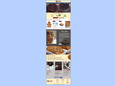 cookies website landing page app branding design illustration logo typography ui