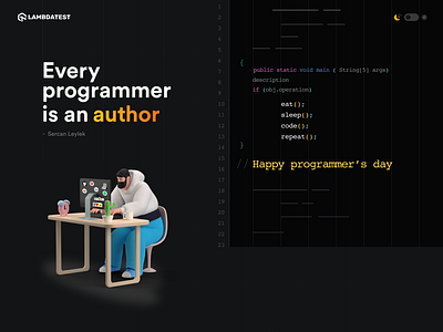 Landing page for Programmers Day