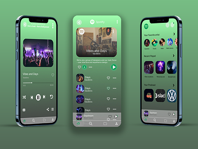 Music App UI & UX design graphic design ui ux