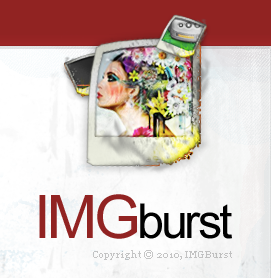 IMGBurst logo polaroid