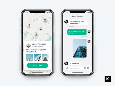 Daily UI Challenge - Chat Page