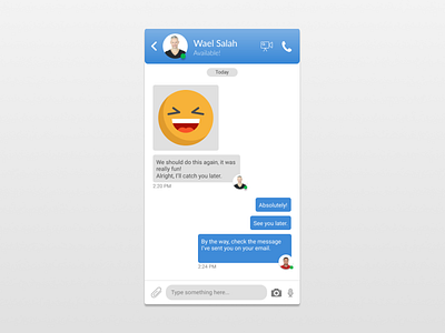 Daily UI #013 - Direct Messaging dailyui messaging ui user interface visual design