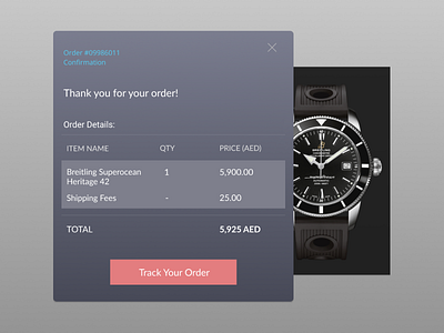 Daily UI #017 - Email Receipt dailyui receipt ui user interface visual design