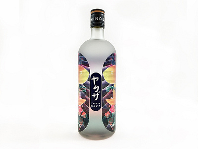 YAKUZA Sake alcohol beverage design packaging sake