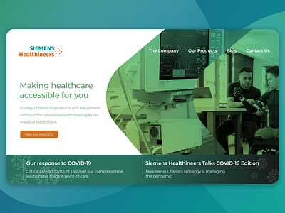 Siemens Healthineers Homepage