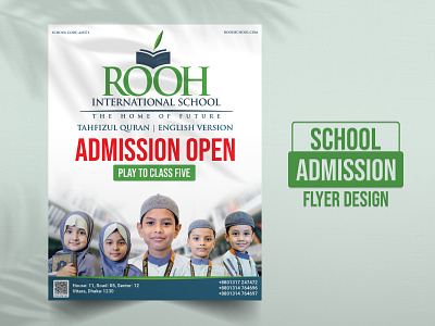 School Admission Flyer Design admission admission flyer admission2023 graphic design school school admission