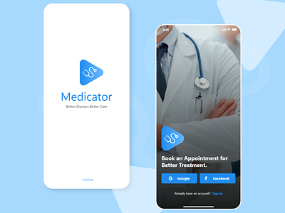 Doctor Appointment Booking App - Medicator appointment booking app dailyui doctor doctor app doctor appointment app doctor appointment booking ui ux