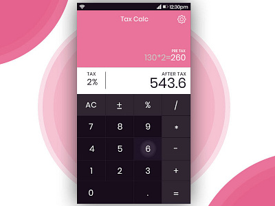 Calculator Screen Redesign calculator dailyui