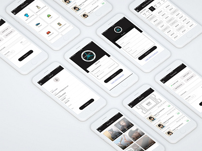 Salon App Ui salon salon app salon app concept salon application design salon ui