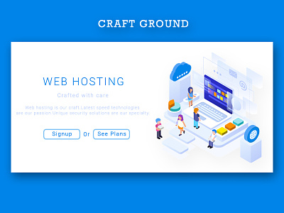Craft Ground - Shot for Craft in web hosting