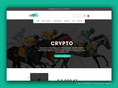 Crypto Concept - Website Redesign crypto crypto currency crypto website dailyui design illustration logo ux webhosting website website design