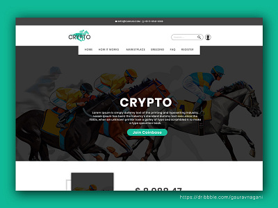 Crypto Concept - Website Redesign