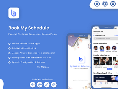 Book My Schedule - Appointment Booking Plugin With Mobile App