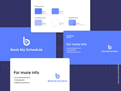 Book My Schedule   Brand Guideline