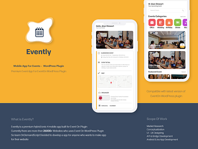 Evently - Mobile Apps For EventOn Wordpress Plugin