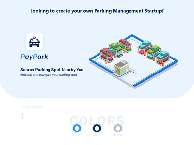 PayPark - Parking Management Parking App design park parking app pay payment app paypark ui ux
