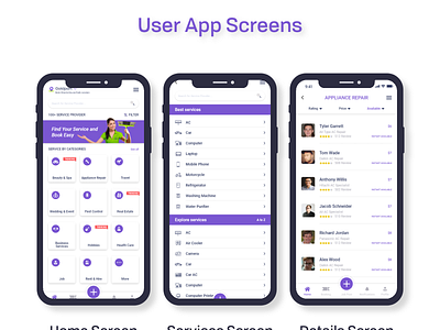 Workezy - Handyman Service Booking App Design by gaurav nagani on Dribbble