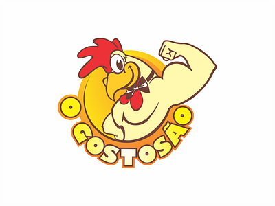 Brand do Restaurante O Gostosão art branding design graphic design illustration logo logo design typography ui vector web website