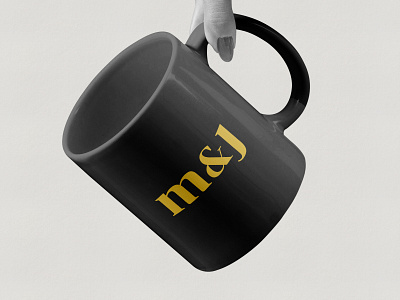M & J - MUG (Black) art direction brand design branding cebu event events graphic design logo mark logo mark symbol merch mj mj design mj events mj setup mug mug design mug mockup mugs philippines setup