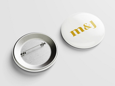 M & J - Pin (White)