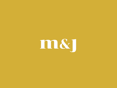 M & J (Gold) brand branding cebu design graphic design logo philippines vector
