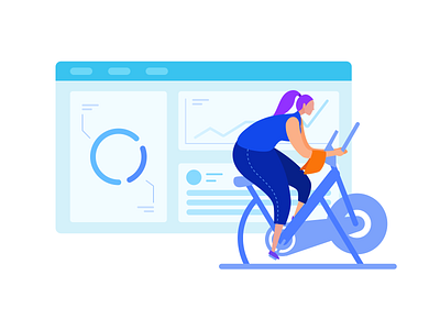 Are you exercising today? app design icon illustration live photoshop typography ui