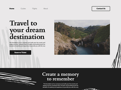 Travel To Your Dream Destination Web Design