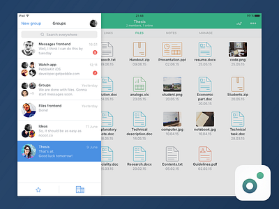 Staply Group Files [iPad Concept]