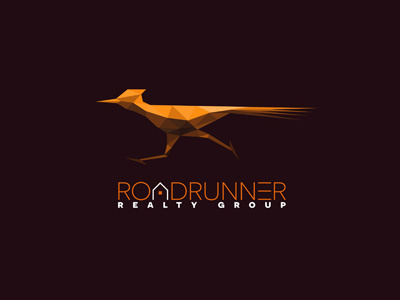Roadrunner logo house logo realtor realty roadrunner